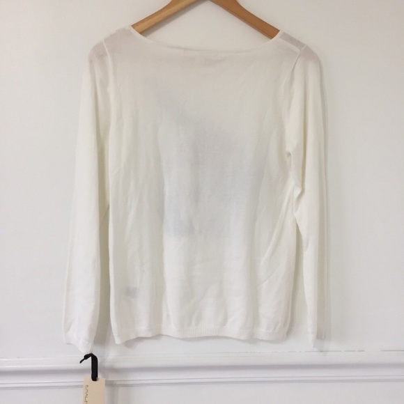 Emaline Dog Graphic Floral Rhinestone Sweater - Picture 5 of 5